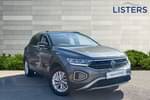 2022 Volkswagen T-Roc Hatchback 1.0 TSI Life 5dr in Indium Grey Metallic Black at Listers Volkswagen Coventry