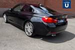 Image two of this 2017 BMW 4 Series Diesel Coupe 420d (190) xDrive M Sport 2dr Auto (Prof Media) in Metallic - Black sapphire at Listers U Solihull