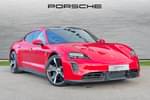 2021 Porsche Taycan Saloon 560kW Turbo S 93kWh 4dr Auto in Carmine Red at Porsche Centre Hull