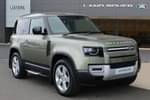 2022 Defender Diesel Estate 3.0 D250 HSE 90 3dr Auto in Pangea Green at Listers Land Rover Droitwich