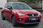 2021 SEAT Arona Hatchback Special Edition 1.0 TSI 110 FR Red Edition 5dr in Metallic - Desire Red with black roof at Lexus Lincoln