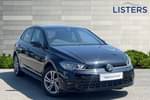 2023 Volkswagen Polo Hatchback 1.0 TSI R-Line 5dr DSG in Deep black at Listers Volkswagen Nuneaton