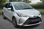 2020 Toyota Yaris Hatchback 1.5 Hybrid Y20 5dr CVT (Bi-tone) in Silver at Listers Toyota Boston