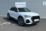 2025 Audi Q3 Estate 35 TFSI Black Edition 5dr S Tronic (20" Alloy) in Glacier White Metallic at Coventry Audi