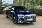 2025 Audi Q3 Sportback 35 TFSI S Line 5dr S Tronic (Leather) in Navarra Blue Metallic at Coventry Audi