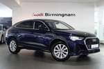 2022 Audi Q3 Sportback 35 TFSI Sport 5dr S Tronic in Navarra Blue Metallic at Birmingham Audi