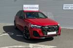 2025 Audi Q7 Estate 55 TFSI Quattro Black Edition 5dr Tiptronic in Chili red, metallic at Coventry Audi