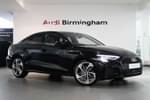 2023 Audi A3 Saloon Special Editions 35 TDI Edition 1 4dr S Tronic in Mythos black, metallic at Birmingham Audi