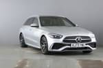 2027 Mercedes-Benz C Class Estate C300 AMG Line Premium Plus 5dr 9G-Tronic in high-tech silver at Mercedes-Benz of Boston