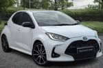2023 Toyota Yaris Hatchback 1.5 Hybrid GR Sport 5dr CVT in White at Listers Toyota Boston