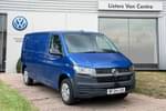 2024 Volkswagen Transporter T28 LWB Diesel 2.0 TDI 110 Startline Van in Blue at Listers Volkswagen Van Centre Coventry