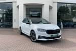 2024 Skoda Fabia Hatchback 1.0 TSI 116 Monte Carlo 5dr DSG in Moon White Metallic/ Black at Listers ŠKODA Coventry