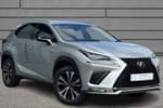 2018 Lexus NX Estate 300h 2.5 F-Sport 5dr CVT (Premium Nav) in Satin Silver at Lexus Bristol