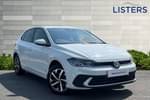 2025 Volkswagen Polo Hatchback 1.0 TSI Match 5dr in Pure white at Listers Volkswagen Nuneaton