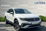 2022 Volkswagen Tiguan Allspace Estate 1.5 TSI Elegance 5dr DSG in Pure White at Listers Volkswagen Evesham