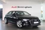 2025 Audi A6 Saloon 50 TFSI e Quattro Sport 4dr S Tronic in Mythos Black, metallic at Birmingham Audi