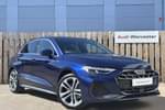 2025 Audi A3 Sportback 35 TFSI S Line 5dr S Tronic in Navarra blue, metallic at Worcester Audi