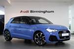 2021 Audi A1 Sportback 35 TFSI Black Edition 5dr S Tronic in Turbo Blue at Birmingham Audi