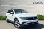 2022 Volkswagen Tiguan Estate 1.5 TSI 150 Life 5dr in Pure White at Listers Volkswagen Coventry