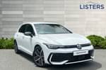 2025 Volkswagen Golf Hatchback 1.5 eTSI 150 Black Edition 5dr DSG in Pure White at Listers Volkswagen Evesham