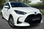 2023 Toyota Yaris Hatchback 1.5 Hybrid Icon 5dr CVT in White at Listers Toyota Lincoln