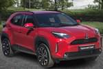 2025 Toyota Yaris Cross Estate 1.5 Hybrid Design 5dr CVT (Safety Pack) in Scarlet Flare at Listers Toyota Cheltenham
