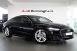 2021 Audi A7 Diesel Sportback 40 TDI S Line 5dr S Tronic in Brilliant Black at Birmingham Audi