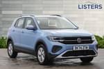 2024 Volkswagen T-Cross Estate 1.0 TSI 115 Life 5dr in Clear Blue Metallic at Listers Volkswagen Stratford-upon-Avon