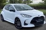 2023 Toyota Yaris Hatchback 1.5 Hybrid GR Sport 5dr CVT in White at Listers Toyota Lincoln