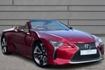 2023 Lexus LC Convertible 500 5.0 (464) Sport+ 2dr Auto in Sonic Red at Lexus Bristol
