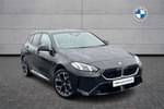 2025 BMW 1 Series Hatchback 120 M Sport 5dr Step Auto in Black Sapphire metallic paint at Listers Boston (BMW)