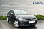 2022 Volkswagen Polo Hatchback 1.0 TSI Life 5dr DSG in Deep Black Pearl Effect at Listers Volkswagen Evesham