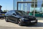 2024 BMW 3 Series Saloon 320i M Sport 4dr Step Auto in Black Sapphire metallic paint at Listers King's Lynn (BMW)