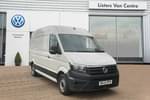 2022 Volkswagen Crafter CR35 MWB Diesel FWD 2.0 TDI 140PS Trendline High Roof Van in White at Listers Volkswagen Van Centre Coventry