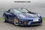 2022 Porsche 718 Cayman Coupe 4.0 GT4 2dr PDK in Gentian Blue Metallic at Porsche Centre Hull