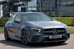 2019 Mercedes-Benz A Class AMG Hatchback A35 4Matic Premium Plus 5dr Auto in Mountain Grey Metallic at Mercedes-Benz of Lincoln