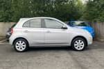 Image two of this 2011 Nissan Micra Hatchback 1.2 Acenta 5dr in Metallic - Universal Silver at Listers Volkswagen Evesham