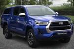 2023 Toyota Hilux Diesel Invincible D/Cab Pick Up 2.8 D-4D Auto in Blue at Listers Toyota Cheltenham