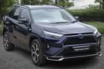 2023 Toyota RAV4 Estate 2.5 PHEV Dynamic 5dr CVT in Obsidian Blue Bitone at Listers Toyota Cheltenham