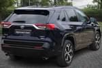 Image two of this 2023 Toyota RAV4 Estate 2.5 PHEV Dynamic 5dr CVT in Obsidian Blue Bitone at Listers Toyota Cheltenham