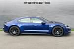 Image two of this 2021 Porsche Taycan Saloon 350kW 93kWh 4dr RWD Auto in Gentian Blue Metallic at Porsche Centre Hull