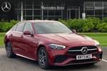 2023 Mercedes-Benz C Class Saloon C300e AMG Line 4dr 9G-Tronic in MANUFAKTUR Patagonia red at Mercedes-Benz of Lincoln