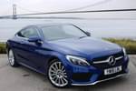 2018 Mercedes-Benz C Class Diesel Coupe C250d AMG Line Premium 2dr Auto in Brilliant Blue Metallic at Mercedes-Benz of Hull