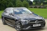2024 Mercedes-Benz C Class Estate C200 AMG Line Premium Plus 5dr 9G-Tronic in Obsidian black metallic at Mercedes-Benz of Boston