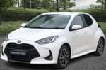 Image two of this 2023 Toyota Yaris Hatchback 1.5 Hybrid Design 5dr CVT in White at Listers Toyota Cheltenham
