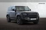 2023 Defender Diesel Estate 3.0 D250 X-Dynamic HSE 90 3dr Auto in Santorini Black at Listers Land Rover Solihull