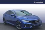 2021 Honda Civic Hatchback 1.0 VTEC Turbo 126 SR 5dr in Brilliant Sporty Blue at Listers Honda Solihull