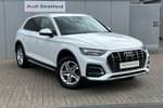 2021 Audi Q5 Diesel Estate 40 TDI Quattro Sport 5dr S Tronic in Glacier White Metallic at Stratford Audi