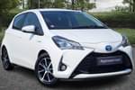 2019 Toyota Yaris Hatchback 1.5 Hybrid Icon 5dr CVT (Nav) in White at Listers Toyota Nuneaton