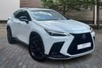 2022 Lexus NX Estate 450h+ 2.5 F-Sport 5dr E-CVT (Premium Plus Pack) in White at Lexus Cheltenham